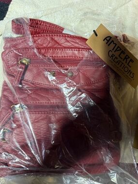 Ampere Creations Red Crossbody Bag